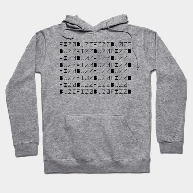 Fizz Buzz - Text Hoodie by dev-tats